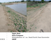 Rehabilitation of 1 no. Small Earth Dam Karateshie