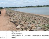 Rehabilitation of 1 no. Small Earth Dam at Worikambo