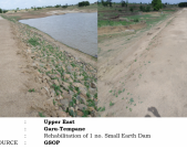 Rehabilitation of 1 no. Small Earth Dam