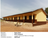 3 Unit Classroom Block at Denugu